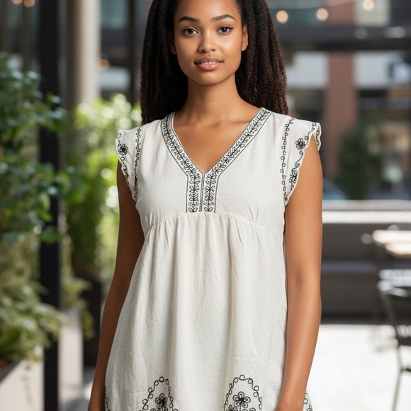 15 items BCBGMaxAzria Cream Blouse  Sz large Ptp 15 “bundle for kellyellie2023 - Picture 2 of 6